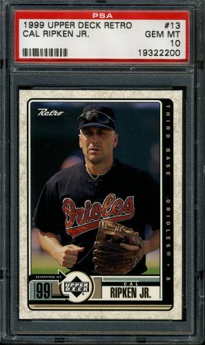 1999 Upper Deck Retro #13 Cal Ripken PSA 10 #19322200