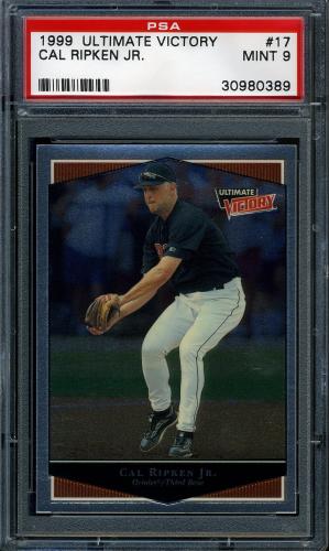 1999 Upper Deck Ultimate Victory #17 Cal Ripken PSA 9 #30980389