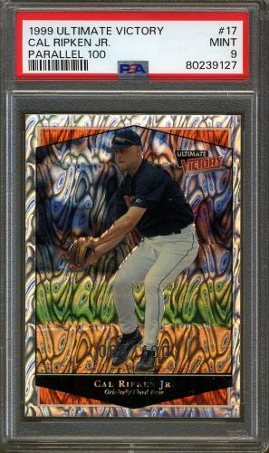 1999 Upper Deck Ultimate Victory Parallel 100 #17 Cal Ripken PSA 9 #80239127