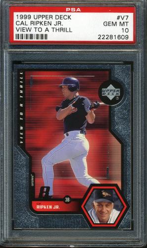 1999 Upper Deck View to a Thrill #V7 Cal Ripken PSA 10 #22281609