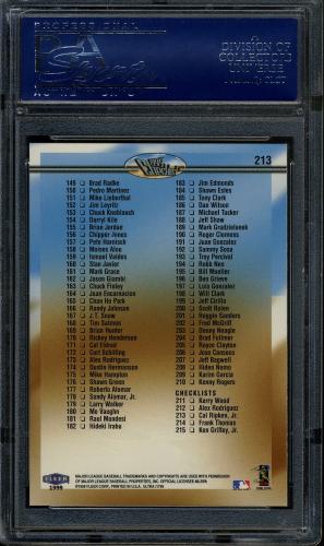 1999 Ultra #213 Cal Ripken CL PSA 10 #17372387 - Back