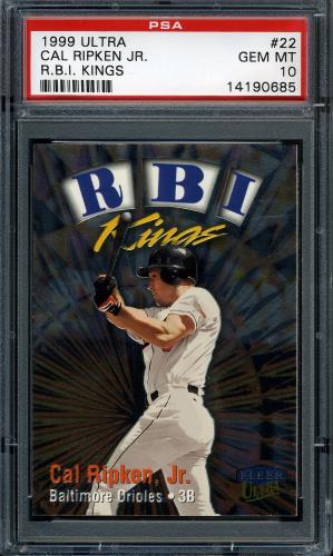 1999 Ultra RBI Kings #22 Cal Ripken PSA 10 #14190685