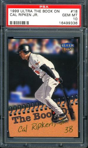 1999 Ultra The Book On #18 Cal Ripken PSA 10 #16499336