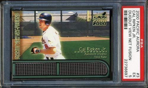 2000 Aurora Dugout View Net Fusions #3 Cal Ripken PSA 5 #22736697