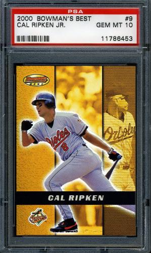 2000 Bowman's Best #09 Cal Ripken PSA 10 #11786453