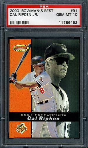 2000 Bowman's Best #91 Cal Ripken BP PSA 10 #11786452