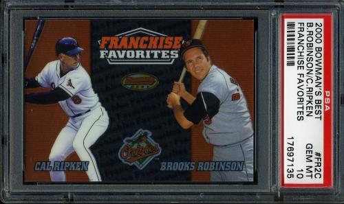 2000 Bowman's Best Franchise Favorites #FR2C C.Ripken/B.Robinson PSA 10 #17697135