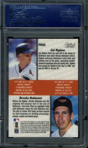 2000 Bowman's Best Franchise Favorites #FR2C C.Ripken/B.Robinson PSA 10 #17697135 - Back