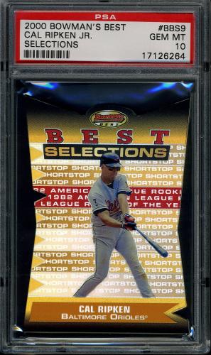 2000 Bowman's Best Selections #BBS9 Cal Ripken PSA 10 #17126264