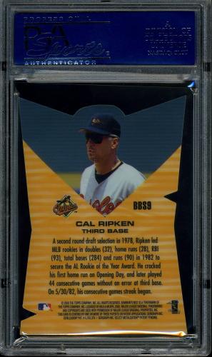2000 Bowman's Best Selections #BBS9 Cal Ripken PSA 10 #17126264 - Back