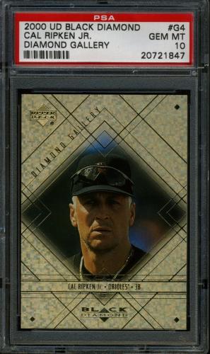 2000 Black Diamond Gallery #G4 Cal Ripken PSA 10 #20721847