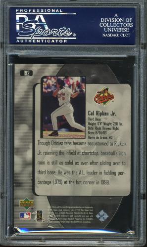 2000 Black Diamond Reciprocal Cut #R12 Cal Ripken PSA 10 #22281597 - Back