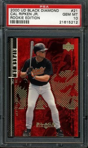 2000 Black Diamond Rookie Edition #21 Cal Ripken PSA 10 #21615212