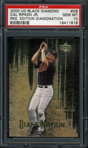 2000 Black Diamond Rookie Edition Diamonation #D8 Cal Ripken PSA 10 #18411818