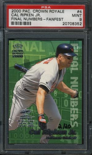 2000 Crown Royale Final Numbers FanFest #4 Cal Ripken PSA 9 #20708352