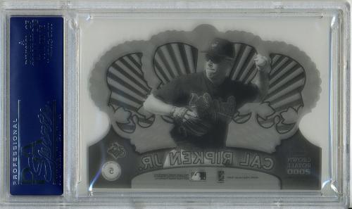 2000 Crown Royale Proofs #5 Cal Ripken PSA 9 #16861413 - Back