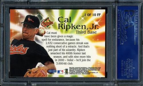2000 Fleer Focus Pocus #1 Cal Ripken PSA 10 #16547976 - Back