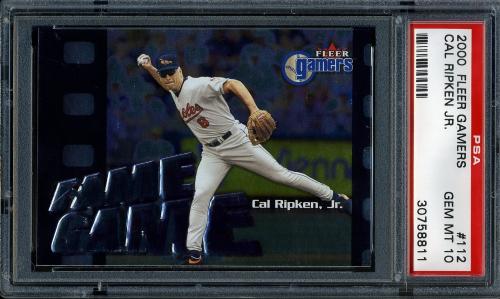 2000 Fleer Gamers #112 Cal Ripken FG PSA 10 #30758811