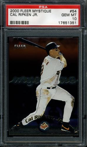 2000 Fleer Mystique #54 Cal Ripken PSA 10 #17651351