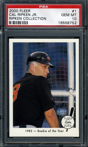 2000 Fleer Tradition Ripken Collection #01 Cal Ripken '59 Williams PSA 10 #16558752