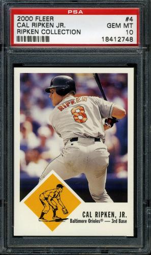 2000 Fleer Tradition Ripken Collection #04 Cal Ripken '63 BB PSA 10 #18412748