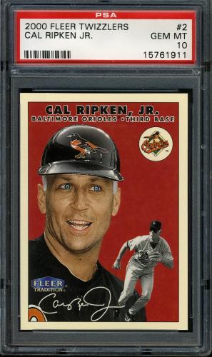 2000 Fleer Twizzlers #2 Cal Ripken Jr. PSA 10 #15761911
