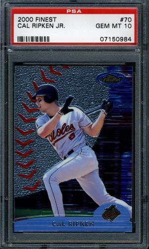2000 Finest #070 Cal Ripken PSA 10 #07150984