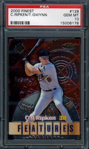 2000 Finest #128 C.Ripken/T.Gwynn PSA 10 #15008178