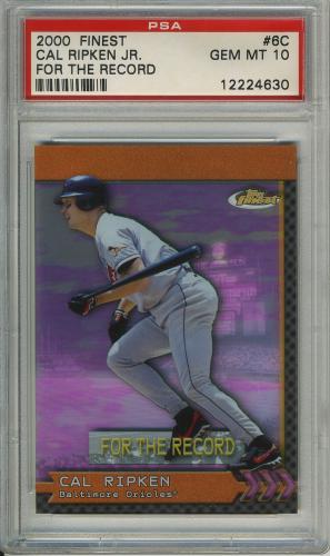 2000 Finest For the Record #FR6C Cal Ripken/318 PSA 10 #12224630