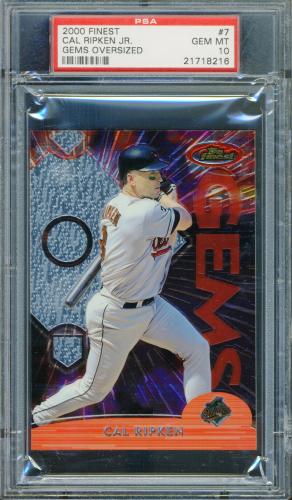 2000 Finest Gems Oversize #7 Cal Ripken PSA 10 #21718216