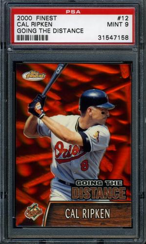 2000 Finest Going the Distance #GTD12 Cal Ripken PSA 9 #31547158
