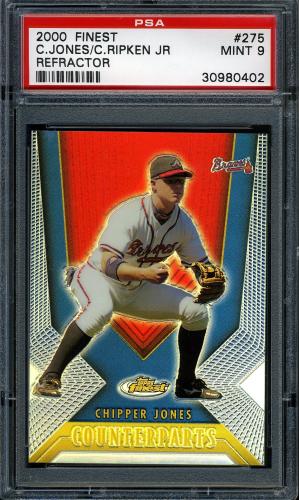 2000 Finest Refractors #275 C.Jones/C.Ripken PSA 9 #30980402