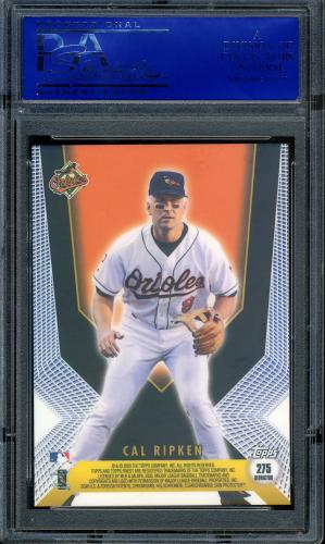 2000 Finest Refractors #275 C.Jones/C.Ripken PSA 9 #30980402 - Back
