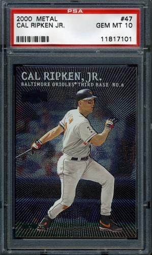 2000 Metal #47 Cal Ripken PSA 10 #11817101