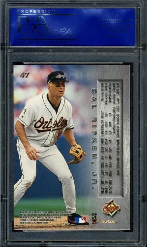 2000 Metal #47 Cal Ripken PSA 10 #11817101 - Back