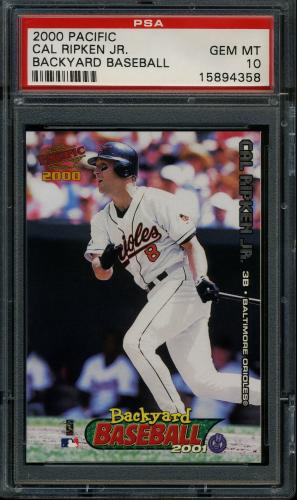 2000 Pacific Backyard Baseball #7 Cal Ripken Jr PSA 10 #15894358