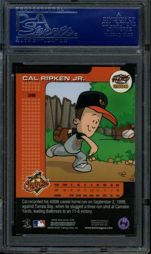 2000 Pacific Backyard Baseball #7 Cal Ripken Jr PSA 10 #15894358 - Back