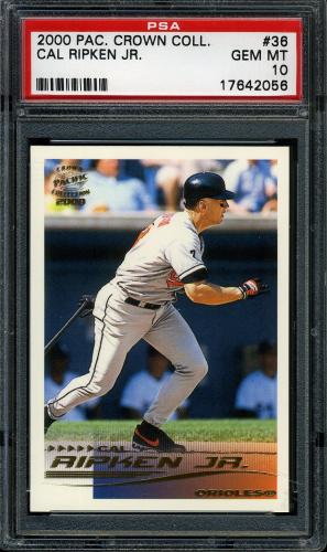 2000 Pacific Crown Collection #36 Cal Ripken PSA 10 #17642056