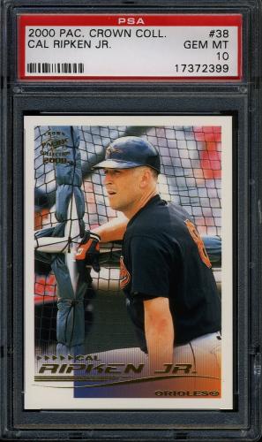 2000 Pacific Crown Collection #38 Cal Ripken TC PSA 10 #17372399