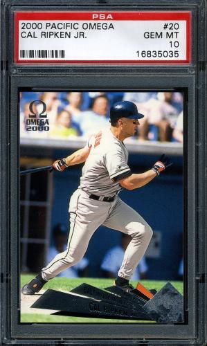 2000 Pacific Omega #20 Cal Ripken PSA 10 #16835035