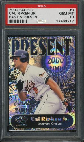 2000 Pacific Past and Present #3 Cal Ripken PSA 10 #27469217