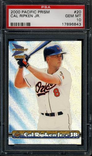2000 Pacific Prism #20 Cal Ripken PSA 10 #17896843