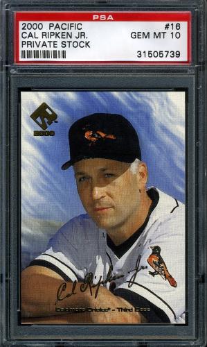 2000 Pacific Private Stock #16 Cal Ripken PSA 10 #31505739