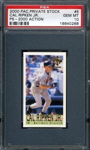 2000 Pacific Private Stock PS-2000 Action #5 Cal Ripken PSA 10 #16640268