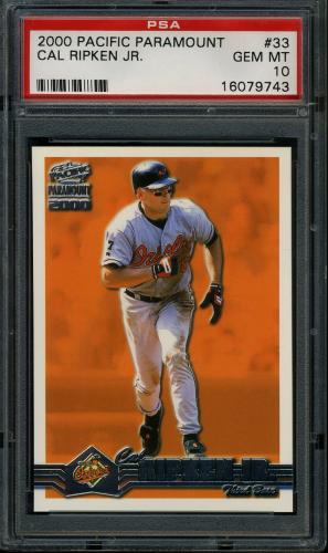 2000 Paramount #33 Cal Ripken PSA 10 #16079743