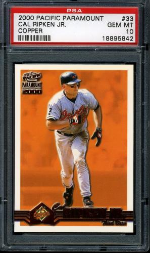 2000 Paramount Copper #33 Cal Ripken PSA 10 #18895842