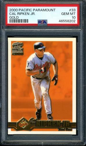2000 Paramount Gold #33 Cal Ripken PSA 10 #46558202