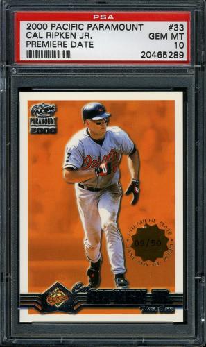 2000 Paramount Premiere Date #33 Cal Ripken PSA 10 #20465289