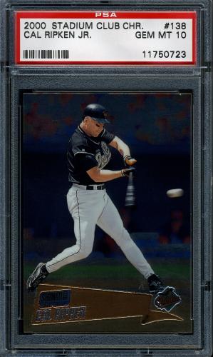 2000 Stadium Club Chrome #138 Cal Ripken PSA 10 #11750723