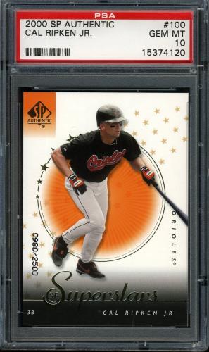 2000 SP Authentic #100 Cal Ripken SUP PSA 10 #15374120